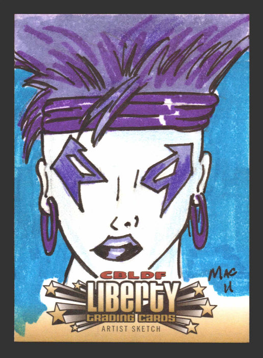 2011 CBLDF Comic Book Legal Defense Fund Liberty Artist Sketch Trading Card   - TvMovieCards.com