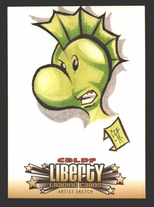 2011 Cryptozoic CBLDF Liberty Artist Sketch Trading Card by Chris Foreman - TvMovieCards.com