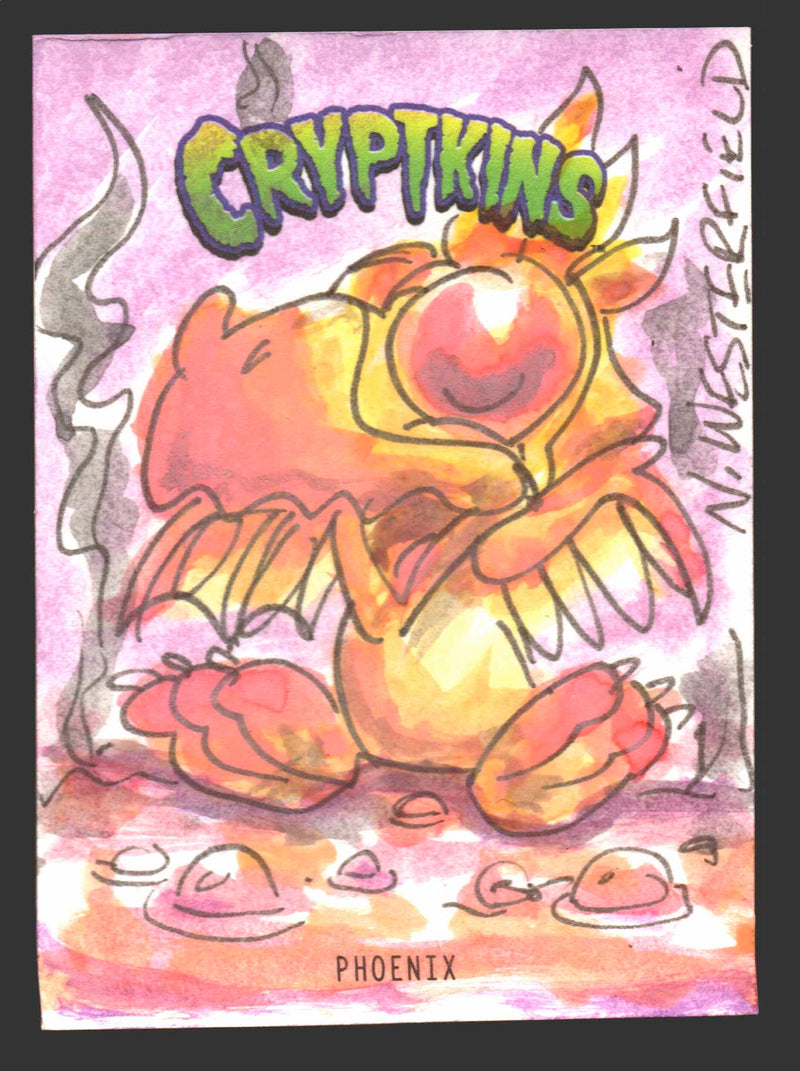 2018 Crypt kins Sketch Trading Card by Niall Westerfield Convention Exclusive - TvMovieCards.com