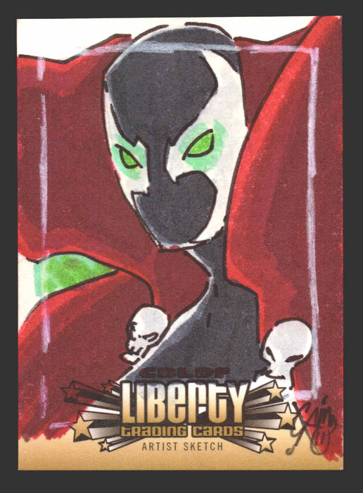 2011 Cryptozoic CBLDF Liberty Artist Sketch Card by Christian James Thomas   - TvMovieCards.com