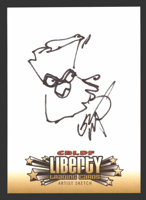 2011 Cryptozoic CBLDF Liberty Artist Sketch Card by Erik Larson   - TvMovieCards.com