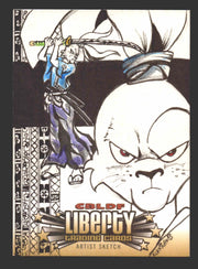 2011 CBLDF Liberty Artist Sketch Card Usagi Yojimbo by Kokkinakis Axilleas   - TvMovieCards.com