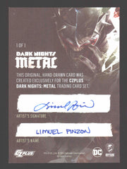 2024 CZX Dark Nights Metal Artist Sketch Trading Card by Limuel Pinzon - TvMovieCards.com