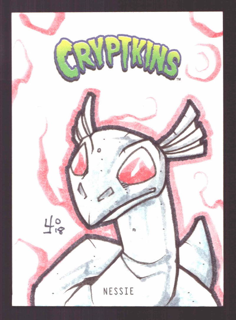 2018 Crypt kins Sketch Trading Card by Yonami Convention Exclusive Cryptozoic - TvMovieCards.com