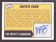 2012 Mars Attacks Heritage Artist Autograph Sketch Trading Card 1/1 Michael Zapa - TvMovieCards.com