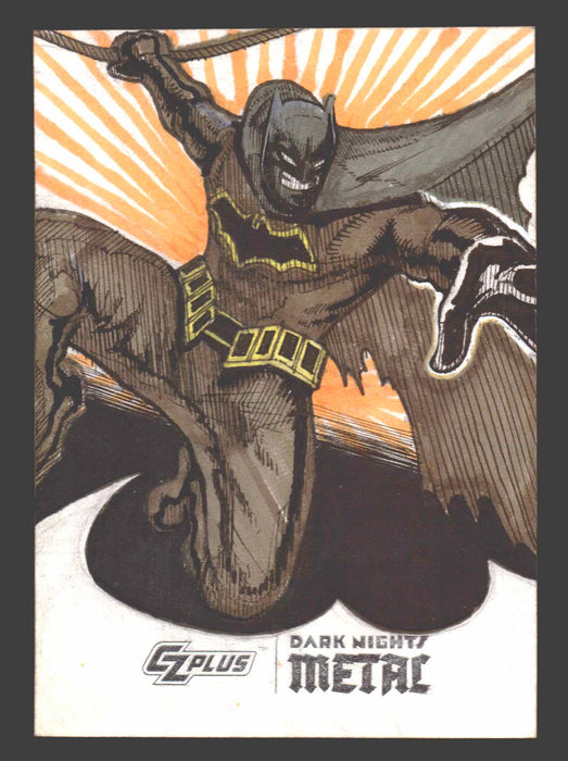 2024 CZX Dark Nights Metal Artist Sketch Trading Card by MJ Gallardo