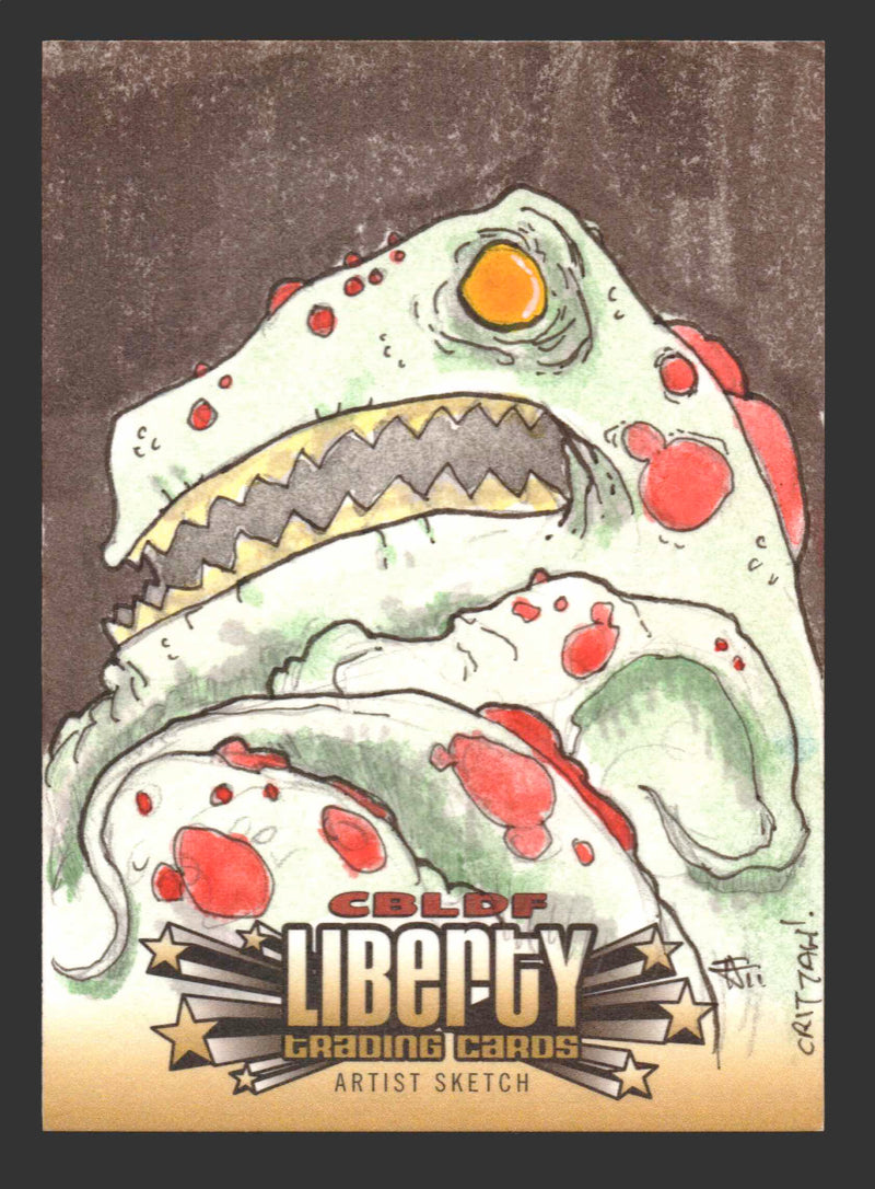 2011 CBLDF Comic Book Legal Defense Fund Liberty Artist Sketch Trading Card   - TvMovieCards.com