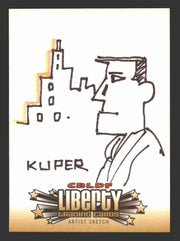 2011 Cryptozoic CBLDF Liberty Artist Sketch Card by Peter Kuper - TvMovieCards.com