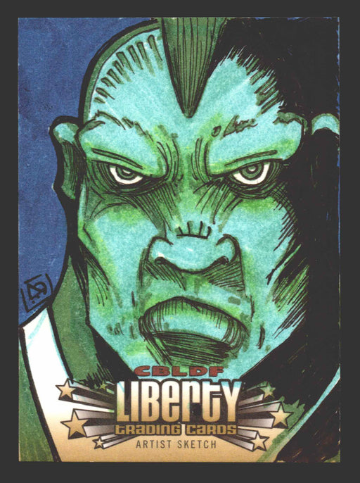 2011 CBLDF Comic Book Legal Defense Fund Liberty Artist Sketch Trading Card - TvMovieCards.com