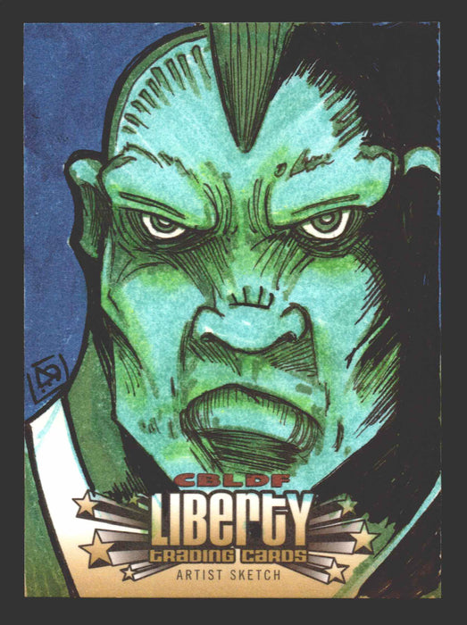 2011 CBLDF Comic Book Legal Defense Fund Liberty Artist Sketch Trading Card - TvMovieCards.com