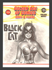 Golden Age of Comics Heroes & Villains Artist Sketch Card Breygent Esteban Manri - TvMovieCards.com