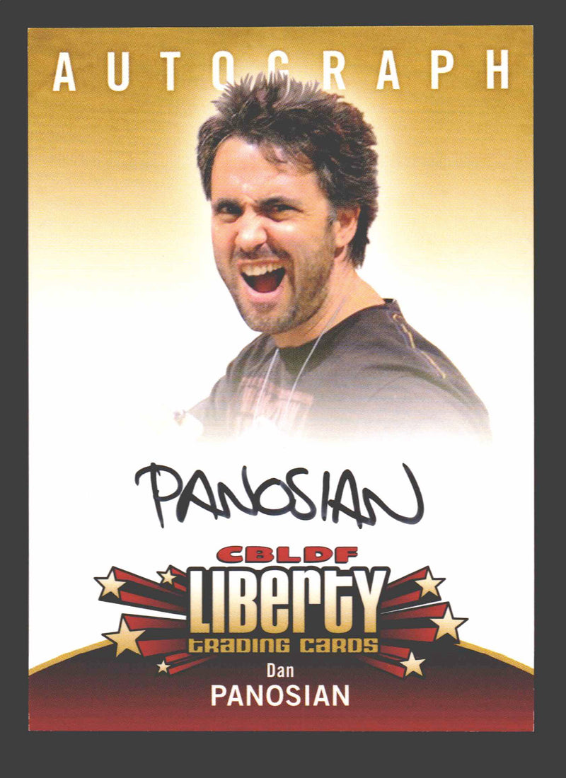 2011 Cryptozoic CBLDF Liberty Artist Dan Panosian Autograph Card - TvMovieCards.com
