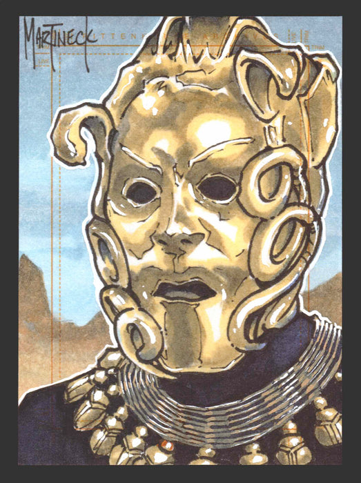 Lost in Space Archives Series 1 Warren Martineck Autograph Sketch Card - TvMovieCards.com