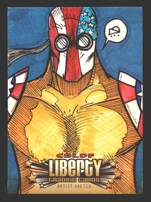 2011 CBLDF Comic Book Legal Defense Fund Liberty Artist Sketch Trading Card - TvMovieCards.com