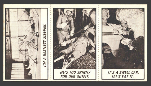 1963 Monster Laffs Midgees Trading Card Panel of 3 Cards #105 #67 #39 - TvMovieCards.com