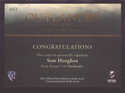 Outlander Season 5 Sam Heughan as Jamie Fraser SH2 Autograph Card - TvMovieCards.com
