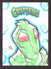 2018 Crypt kins Sketch Trading Card by Yonami Convention Exclusive Cryptozoic - TvMovieCards.com