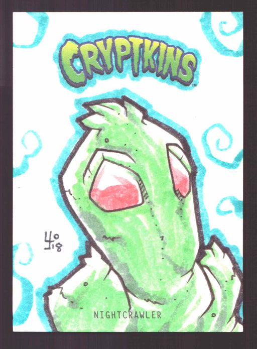 2018 Cryptkins Sketch Trading Card by Yonami Convention Exclusive Cryptozoic - TvMovieCards.com