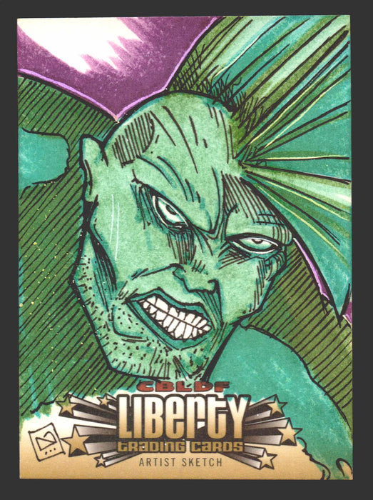 2011 CBLDF Comic Book Legal Defense Fund Liberty Artist Sketch Trading Card - TvMovieCards.com