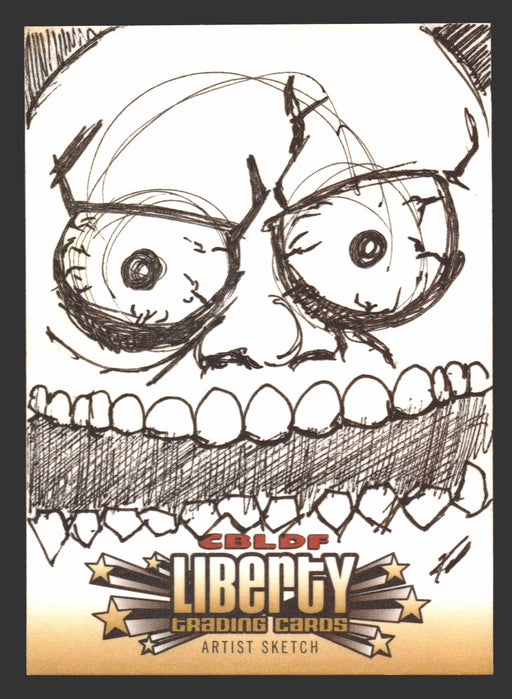 2011 CBLDF Comic Book Legal Defense Fund Liberty Artist Sketch Trading Card   - TvMovieCards.com