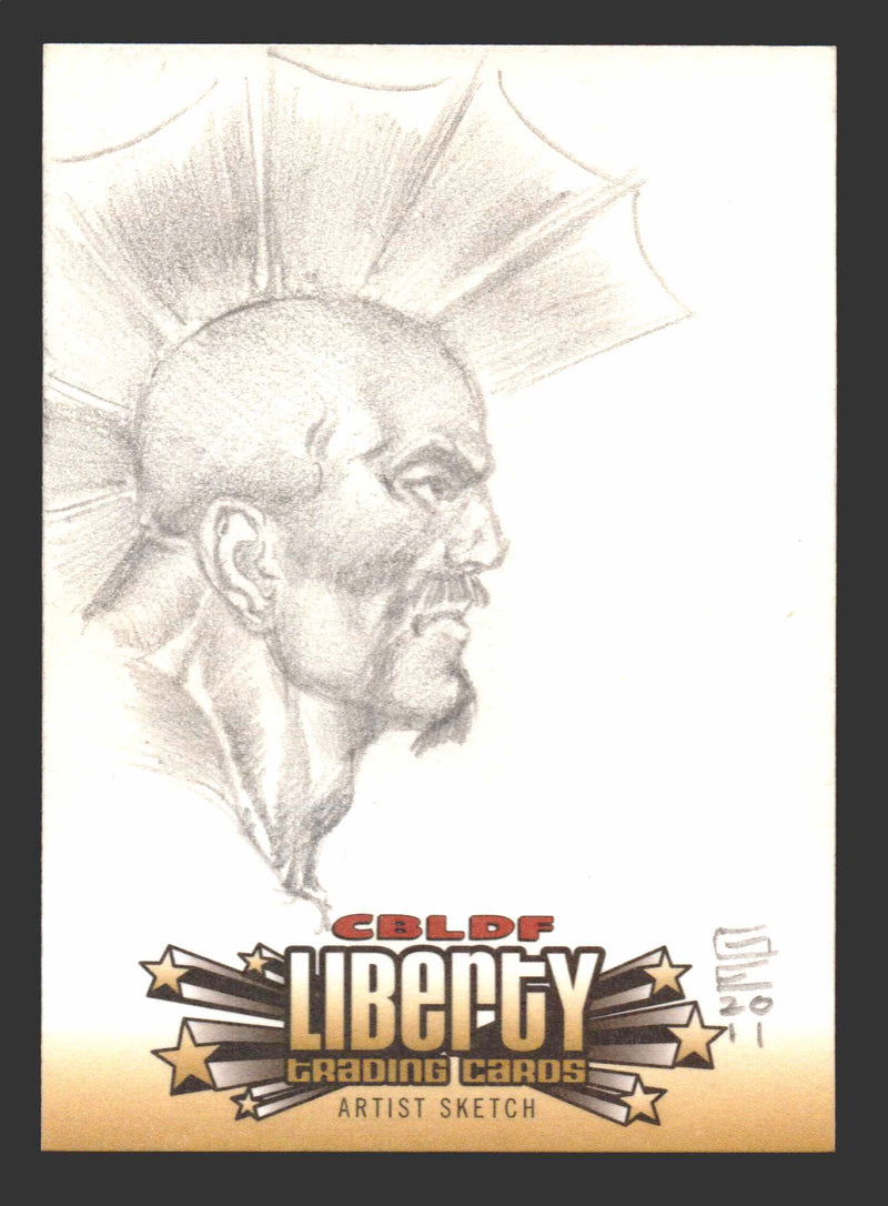 2011 Cryptozoic CBLDF Liberty Artist Sketch Trading Card by Gene Espy   - TvMovieCards.com