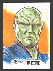 2024 CZX Dark Nights Metal Artist Sketch Trading Card by Nicholas Baltra - TvMovieCards.com