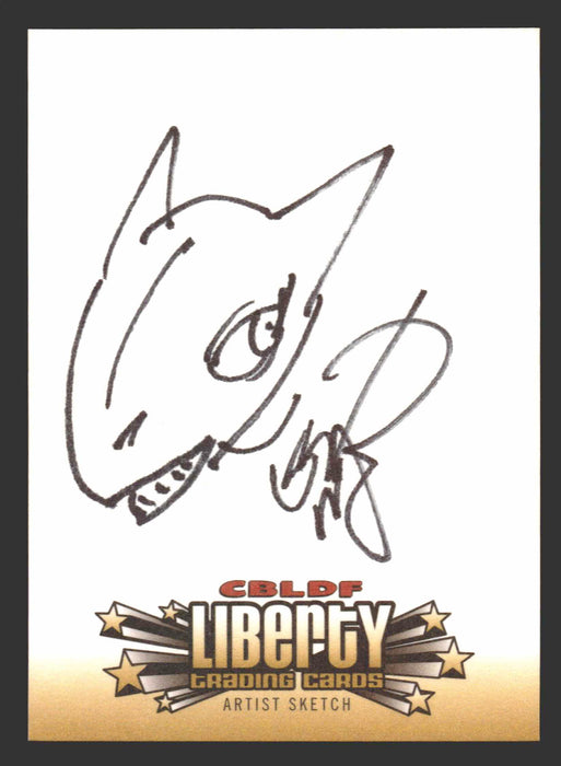 2011 Cryptozoic CBLDF Liberty Artist Sketch Card by Erik Larson   - TvMovieCards.com