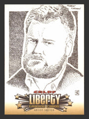 2011 Cryptozoic CBLDF Liberty Artist Sketch Card by Don Pedicini Jr - TvMovieCards.com