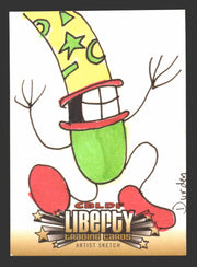 2011 Cryptozoic CBLDF Liberty Artist Sketch Trading Card by Jason Durden   - TvMovieCards.com