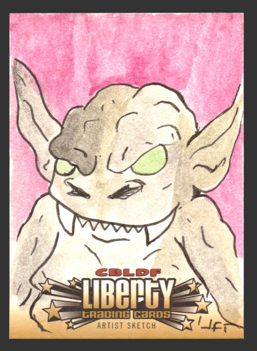 2011 Cryptozoic CBLDF Liberty Artist Sketch Card by Jerry Fleming   - TvMovieCards.com