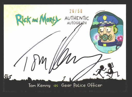 2019 Rick and Morty Season 2 TK-PO Tom Kenny Gear Police Officer Autograph Card   - TvMovieCards.com