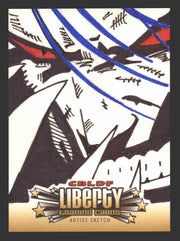 2011 CBLDF Comic Book Legal Defense Fund Liberty Artist Sketch Trading Card - TvMovieCards.com