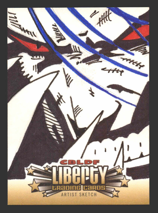 2011 CBLDF Comic Book Legal Defense Fund Liberty Artist Sketch Trading Card - TvMovieCards.com