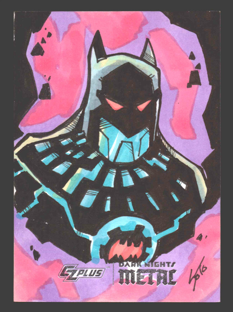 2024 CZX Dark Nights Metal Artist Sketch Trading Card by Omar Soto - TvMovieCards.com