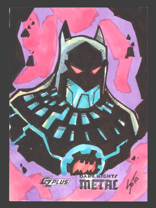 2024 CZX Dark Nights Metal Artist Sketch Trading Card by Omar Soto