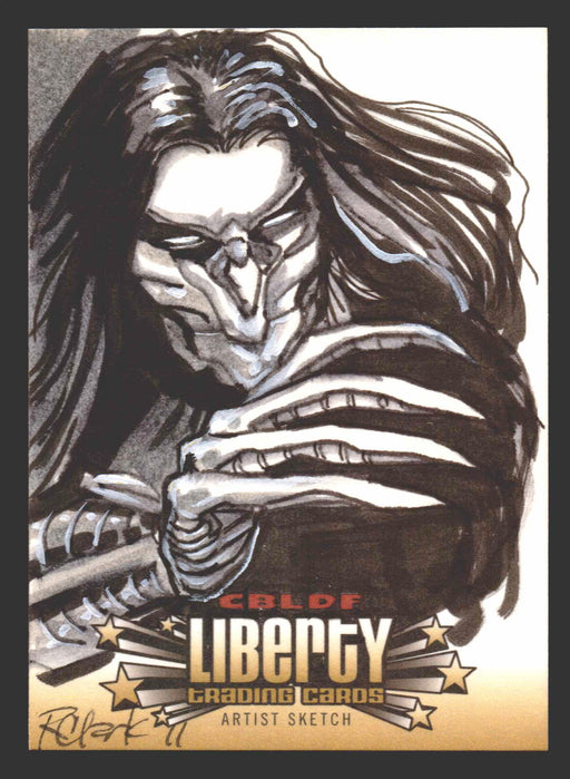 2011 Cryptozoic CBLDF Liberty Artist Sketch Card by Richard Clark   - TvMovieCards.com