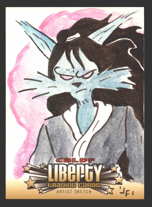 2011 Cryptozoic CBLDF Liberty Artist Sketch Card by Jerry Fleming   - TvMovieCards.com