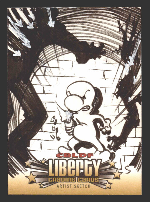 2011 CBLDF Comic Book Legal Defense Fund Liberty Artist Sketch Trading Card - TvMovieCards.com