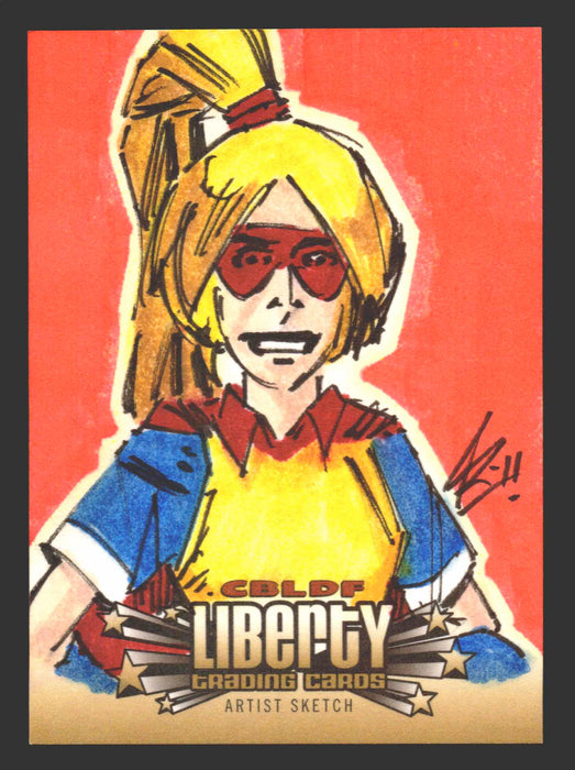 2011 CBLDF Comic Book Legal Defense Fund Liberty Artist Sketch Trading Card - TvMovieCards.com