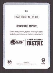 2024 CZX Dark Nights Metal Printing Plate Autograph Card Scott Williams TF-SS - TvMovieCards.com