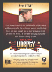 2011 Cryptozoic CBLDF Liberty Artist Ryan Ottley Autograph Card - TvMovieCards.com