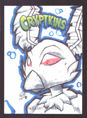 2018 Crypt kins Sketch Trading Card by Yonami Convention Exclusive Cryptozoic - TvMovieCards.com