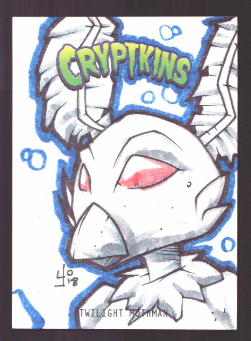 2018 Cryptkins Sketch Trading Card by Yonami Convention Exclusive Cryptozoic - TvMovieCards.com