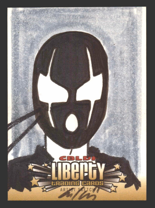 2011 CBLDF Comic Book Legal Defense Fund Liberty Artist Sketch Trading Card - TvMovieCards.com