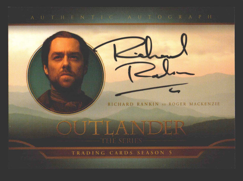 Outlander Season 5 Richard Rankin as Roger Wakefield RR2 Autograph Card - TvMovieCards.com