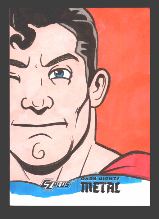 2024 CZX Dark Nights Metal Artist Sketch Trading Card by Richard Molinelli - TvMovieCards.com