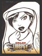 2011 Cryptozoic CBLDF Liberty Artist Sketch Trading Card by Danielle Soloud - TvMovieCards.com