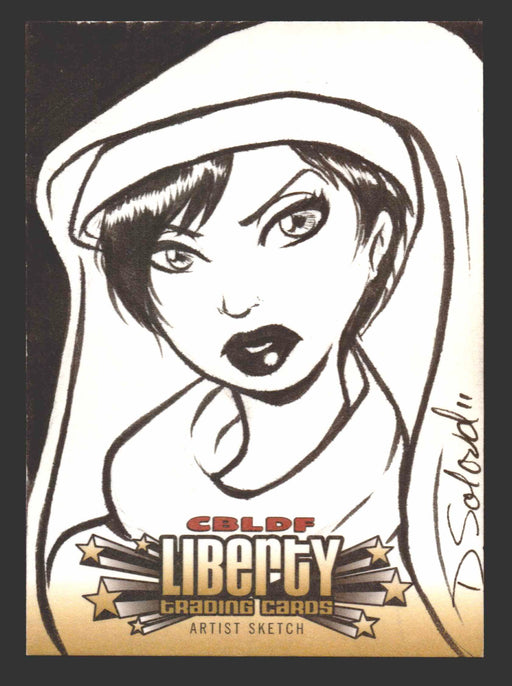 2011 Cryptozoic CBLDF Liberty Artist Sketch Trading Card by Danielle Soloud - TvMovieCards.com