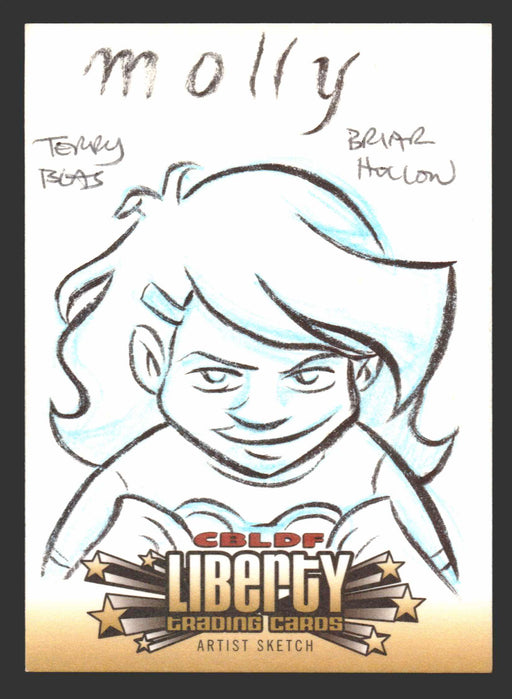 2011 CBLDF Comic Book Legal Defense Fund Liberty Artist Sketch Trading Card   - TvMovieCards.com