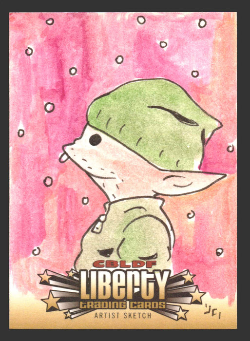 2011 Cryptozoic CBLDF Liberty Artist Sketch Card by Jerry Fleming   - TvMovieCards.com